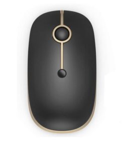 Bluetooth Mouse, Jelly Comb MS003 Slim Dual Mode(Bluetooth 4.0 + USB) 2.4GHz Wireless Bluetooth Mouse for Laptop, iPad, MacBook, PC- For Windows 8.0/ MacOS 10.10/ iPad OS 13/ Android 4.3 or Above