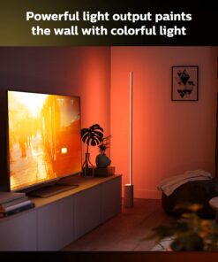 Alternative view of Philips Hue White & Color Ambiance Signe Floor Lamp (Bluetooth Version, Works with Amazon Alexa, Apple HomeKit and Google Assistant), Floor Lamp