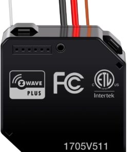 ENERWAVE Z-Wave Plus Relay,ZWN-RSM1-PLUS, Black