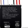 ENERWAVE Z-Wave Plus Dual Relay Module ZWN-RSM2-PLUS, Black (New Version)