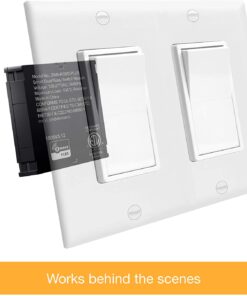 Alternative view of ENERWAVE Z-Wave Plus Dual Relay Module ZWN-RSM2-PLUS, Black (New Version)