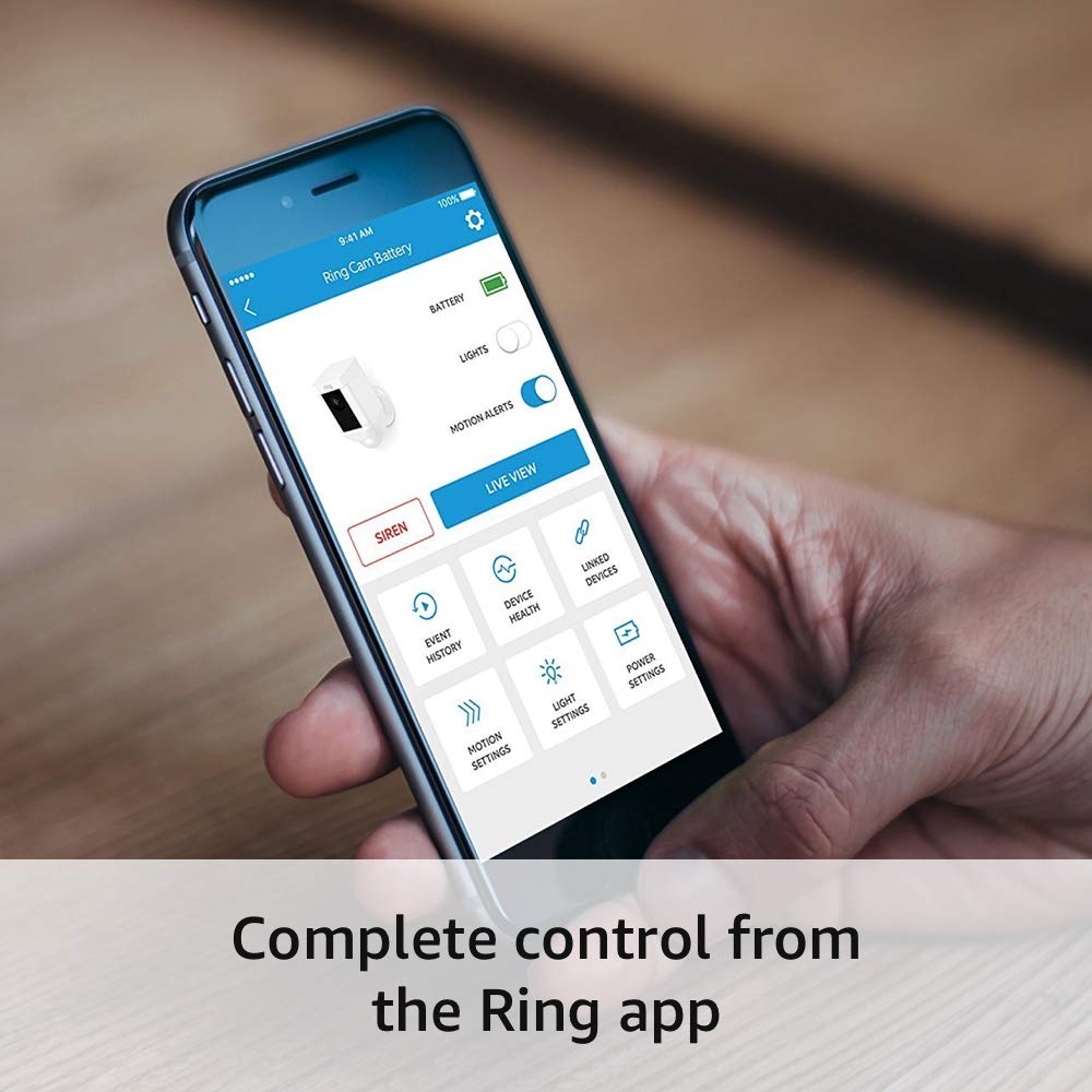 Ring Spotlight Cam Wired: Plugged-in HD security camera with built-in spotlights -Black, - Image 8