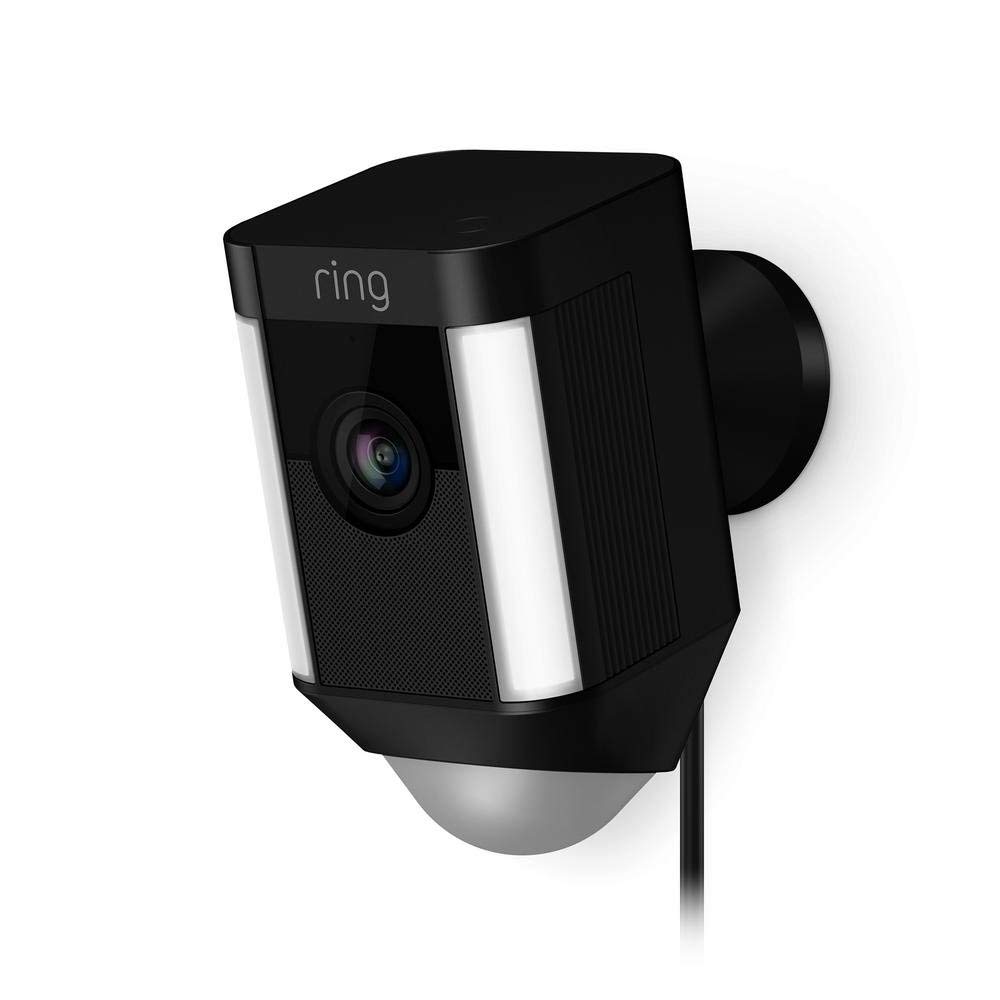 Ring Spotlight Cam Wired: Plugged-in HD security camera with built-in spotlights -Black, - Image 6