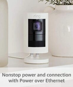 Alternative view of Ring Stick Up Cam Elite, Power over Ethernet HD Security Camera White