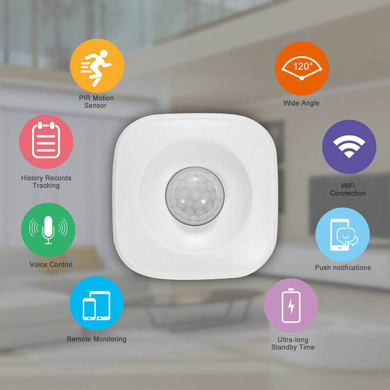Smart Home PIR Motion Sensor Voice Control Compatible with Alexa Google Home