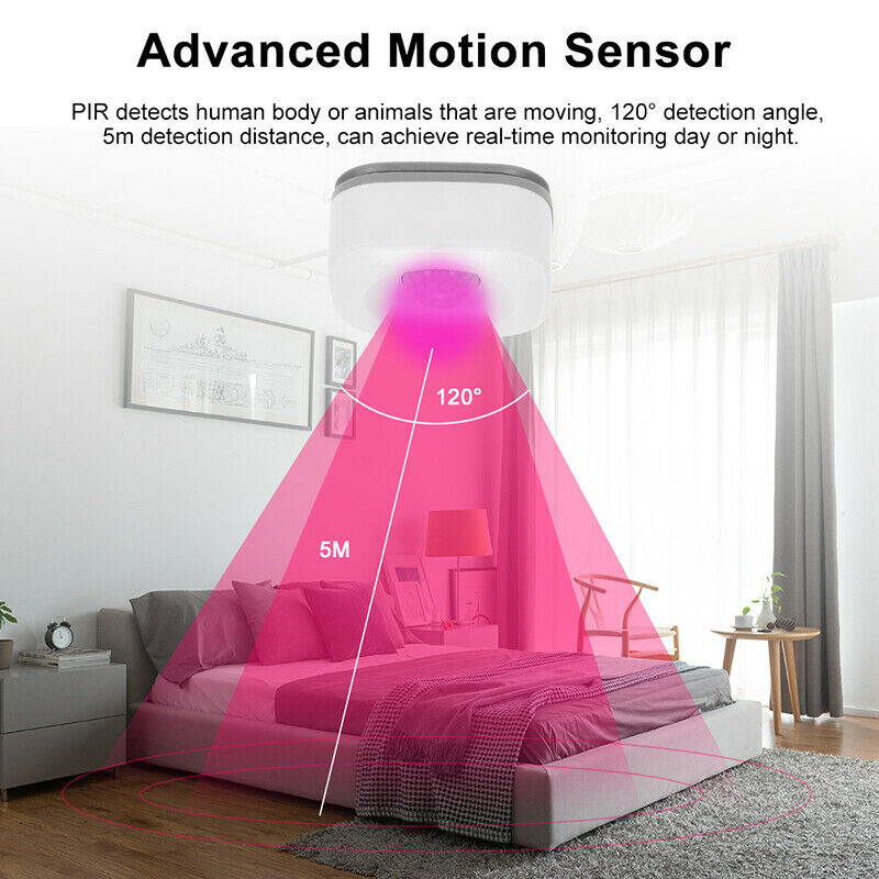 Smart Home PIR Motion Sensor Voice Control Compatible with Alexa Google Home - Image 4