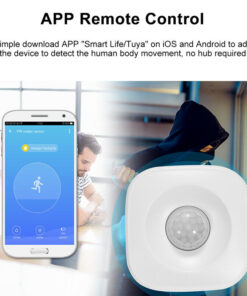Alternative view of Smart Home PIR Motion Sensor Voice Control Compatible with Alexa Google Home