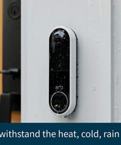 Arlo Essential Video Doorbell Wire-Free | HD Video Quality, 2-Way Audio, Package Detection |  Wire-Free or Wired | AVD2001