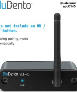 Alternative view of BluDento 5.0 aptX HD, True HiFi Long Range Bluetooth Audio Receiver,