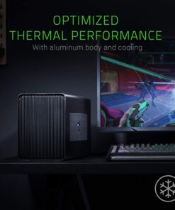 Alternative view of Razer Core X External GPU Enclosure (eGPU): Compatible with Windows & Mac Thunderbolt 3 Laptops - NVIDIA /AMD PCIe Support - 650W PSU