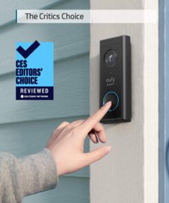 Alternative view of eufy Security, Wireless Add-on Video Doorbell with 2K Resolution, 2-Way Audio,