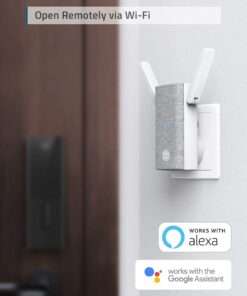Alternative view of eufy Security Smart Lock Touch, Remotely Control with Wi-Fi Bridge, Fingerprint Keyless Entry Door Lock, Bluetooth Electronic Deadbolt,