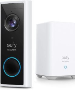Alternative view of eufy Security, Wireless Video Doorbell (Battery-Powered) with 2K HD, No Monthly Fee, On-Device AI for Human Detection, 2-Way Audio