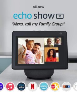 Echo Show 10 (3rd Gen) | HD smart display with motion and Alexa