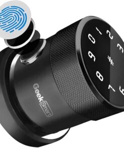 Geek Smart Door Lock,Touchscreen Digital Door Lock and Keyless Fingerprint Touchscreen, Secure Bluetooth