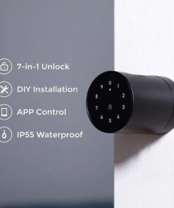 Alternative view of S170 Smart Door Knob Lock , Key less Entry with Live Fingerprint Scanner, 7in-1 Bluetooth , Touch Keypad , IP55, Weatherproofing.