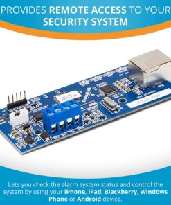 Eyez-On EnvisaLink EVL4-EZR IP Interface Module for DSC and Honeywell (Ademco) Security Systems,Compatible with Alexa
