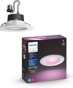 Philips Hue 4" Retrofit Recessed Downlight (White and Color Ambiance)