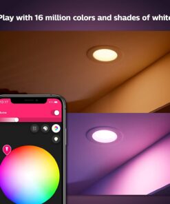 Alternative view of Philips Hue 4" Retrofit Recessed Downlight (White and Color Ambiance)