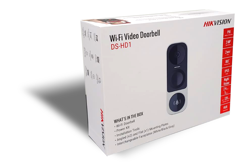 Hikvision 3 MP Outdoor Wi-Fi Smart Video Doorbell Camera - Image 3