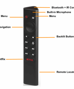 Alternative view of NVIDIA SHIELD Remote; Voice Search, Motion-Activated