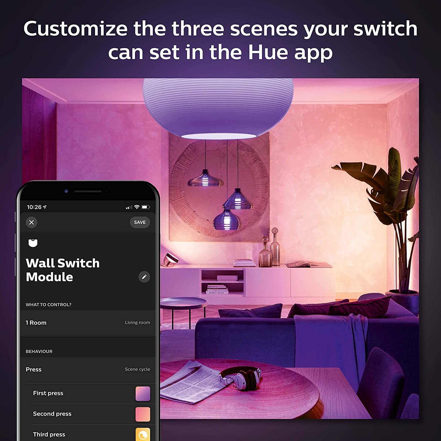 Philips Hue Wall Switch Module (For Philips Hue lights) - Image 5