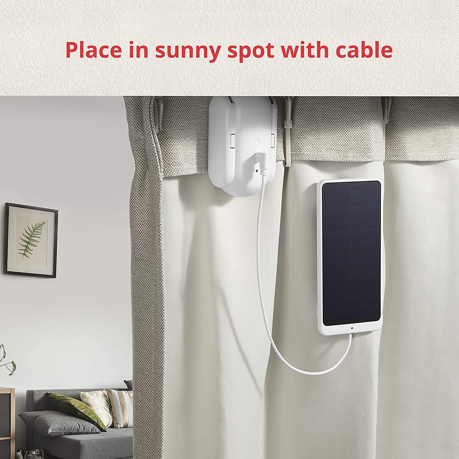 SwitchBot Solar Panel Charger for SwitchBot Curtain - Image 4