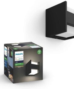 Philips Hue Fuzo White LED Smart Outdoor Wall Light [Edge],