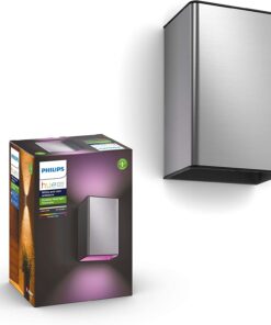 Philips Hue Resonate White and Colour Ambiance LED Smart Outdoor Wall Light for Garden and Patio