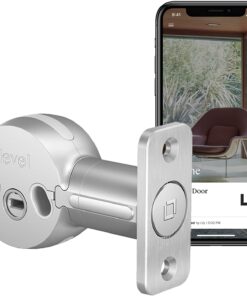 Level Bolt Smart Lock, Bluetooth Deadbolt, Works with Your Existing Lock, Keyless Entry, Smartphone Access, Works with Apple HomeKit