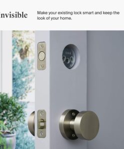 Alternative view of Level Bolt Smart Lock, Bluetooth Deadbolt, Works with Your Existing Lock, Keyless Entry, Smartphone Access, Works with Apple HomeKit