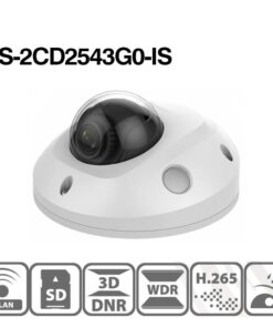 Alternative view of Hikvision DS-2CD2543G0-IS 4MP Outdoor Network Mini Dome Camera with Night Vision & 2.8mm Lens (Ivory)