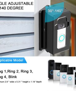 Alternative view of Video Doorbell door mount Corner Mount Compatible with Video Doorbell 1,2/3/4 & Pro